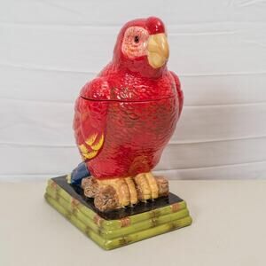 Raymond Waites Ceramic Parrot Cookie Jar